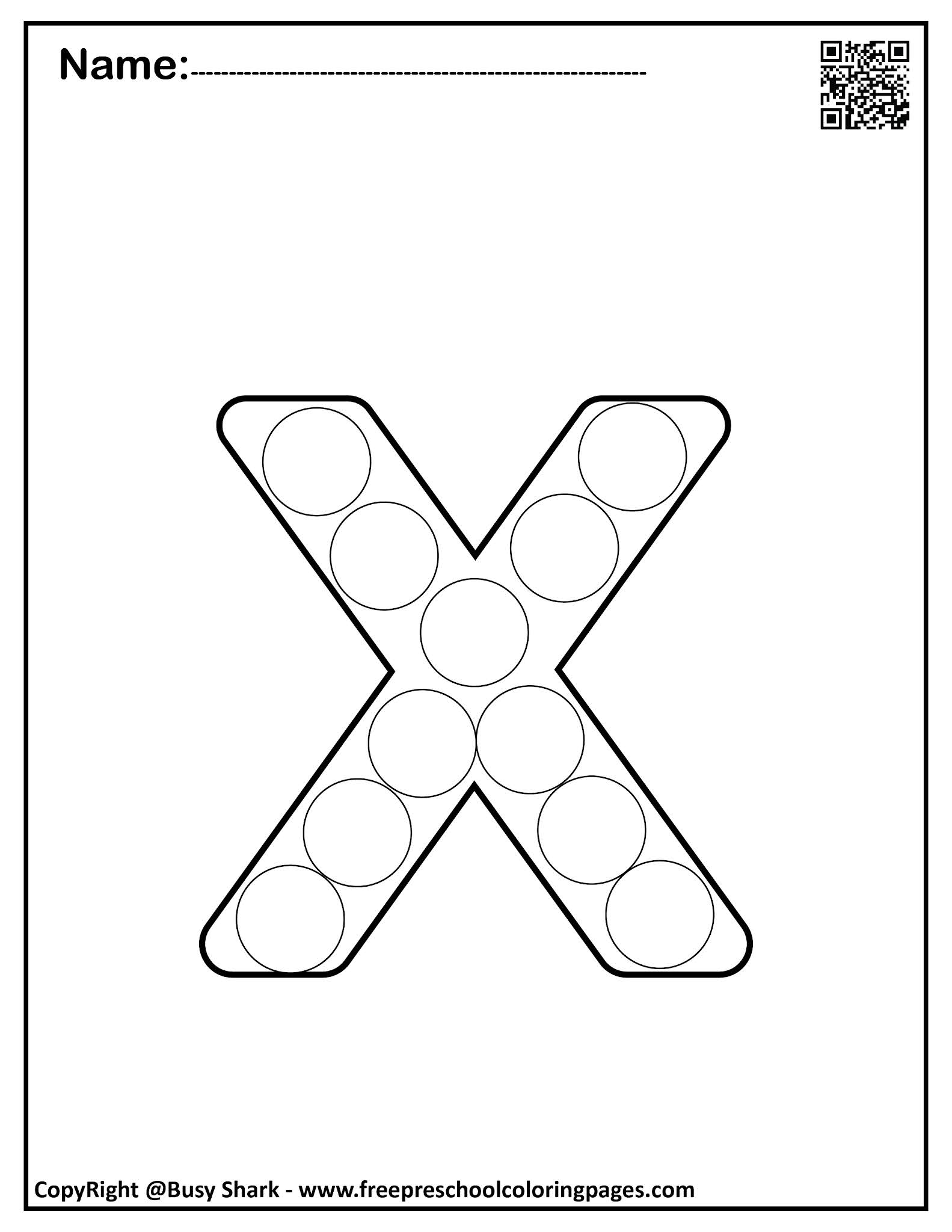 77 Letter X Coloring Pages 28