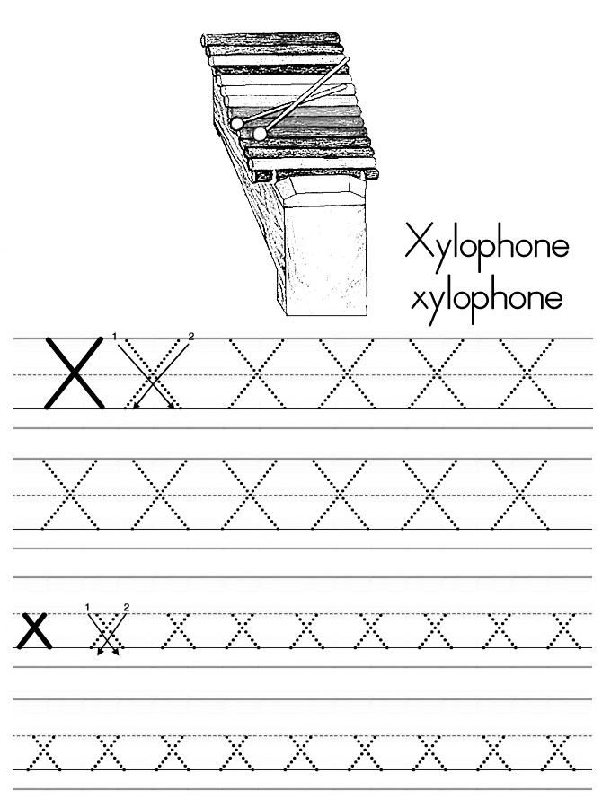77 Letter X Coloring Pages 35