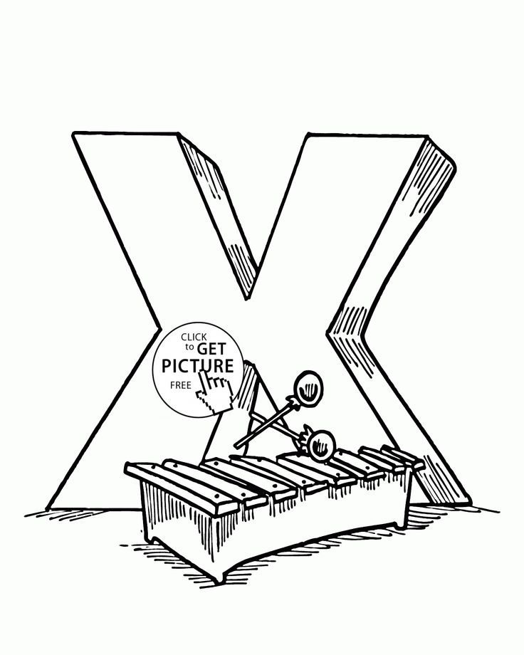 77 Letter X Coloring Pages 39