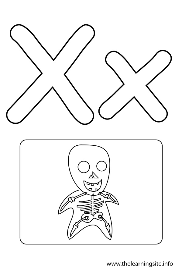 77 Letter X Coloring Pages 43