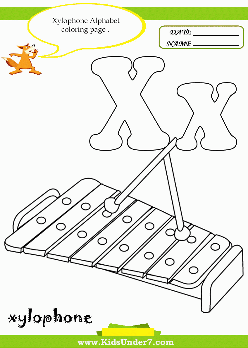 77 Letter X Coloring Pages 55