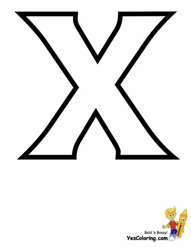 77 Letter X Coloring Pages 57