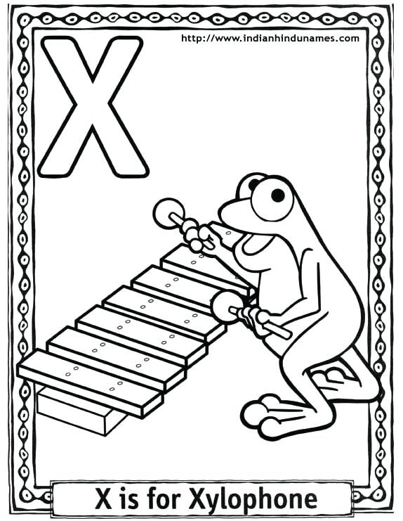 77 Letter X Coloring Pages 6