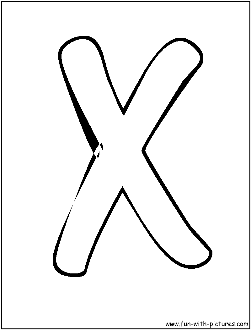 77 Letter X Coloring Pages 63