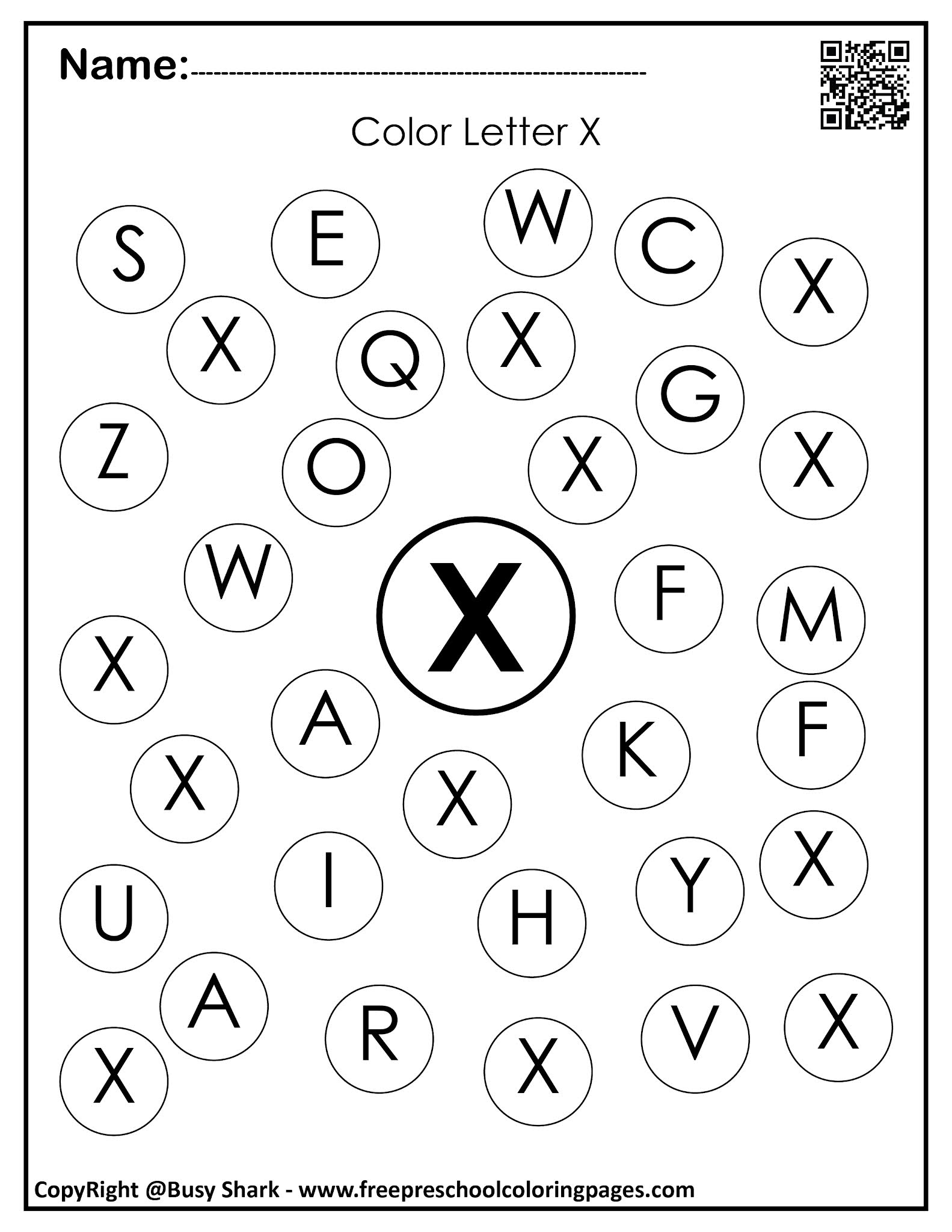 77 Letter X Coloring Pages 7