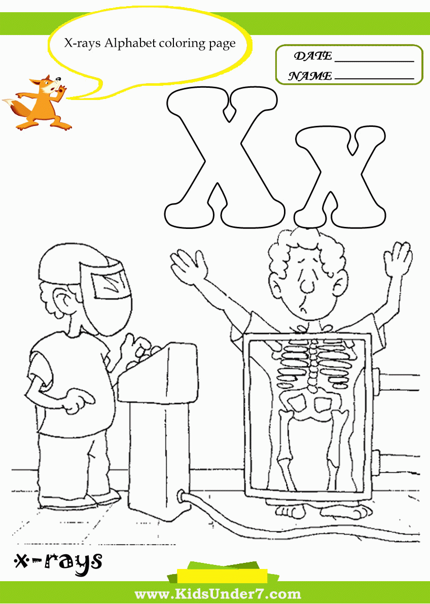77 Letter X Coloring Pages 75