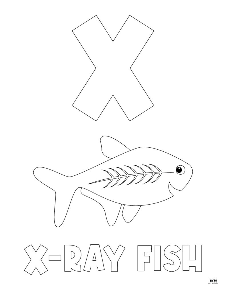 77 Letter X Coloring Pages 78