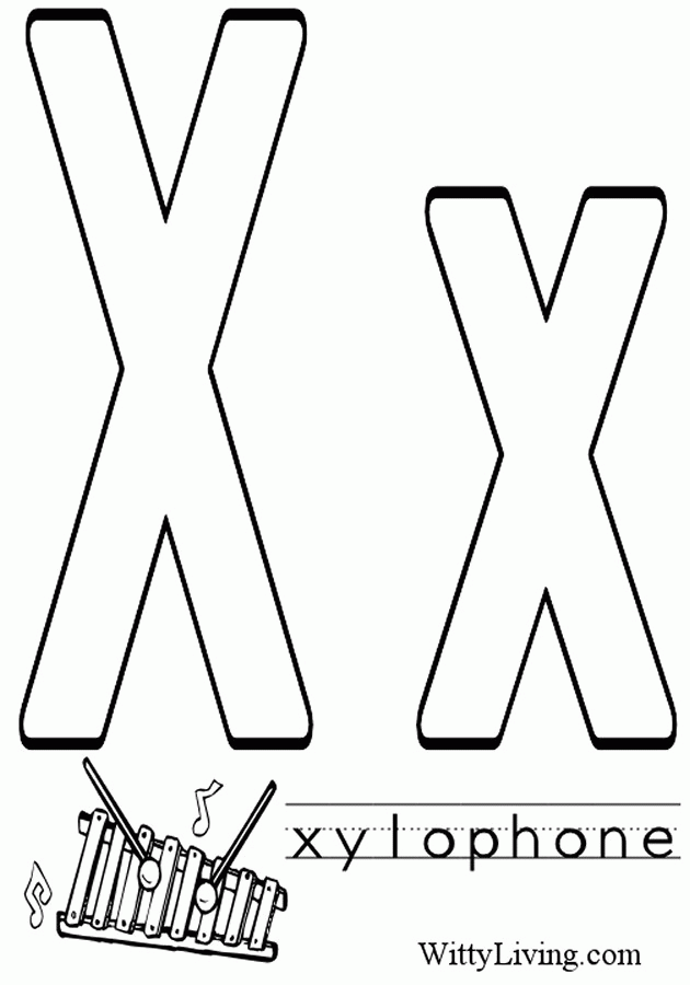 77 Letter X Coloring Pages 83
