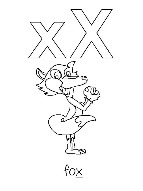 77 Letter X Coloring Pages 9
