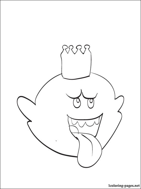 89 King Boo Coloring Page 23