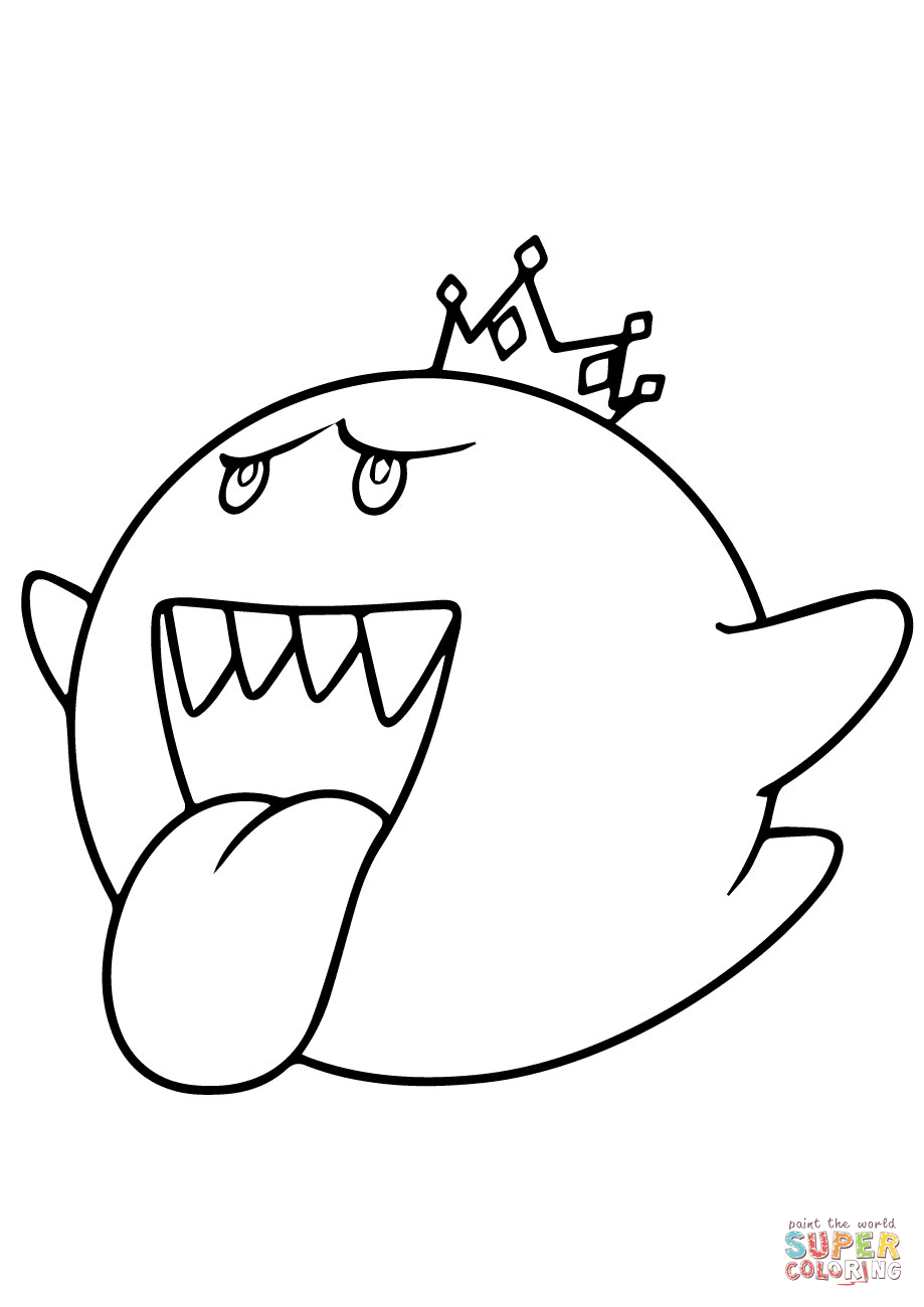 89 King Boo Coloring Page 35