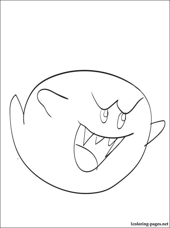 89 King Boo Coloring Page 36