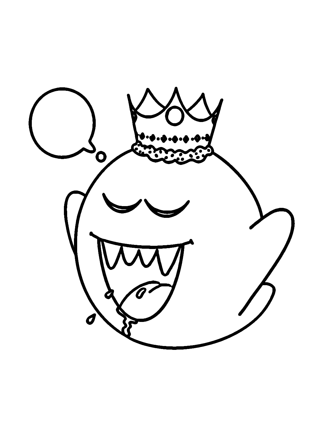 89 King Boo Coloring Page 52
