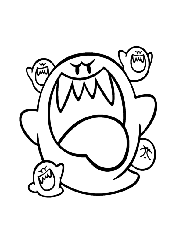 89 King Boo Coloring Page 60