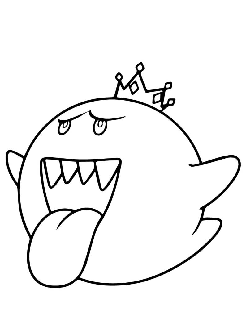 89 King Boo Coloring Page 81