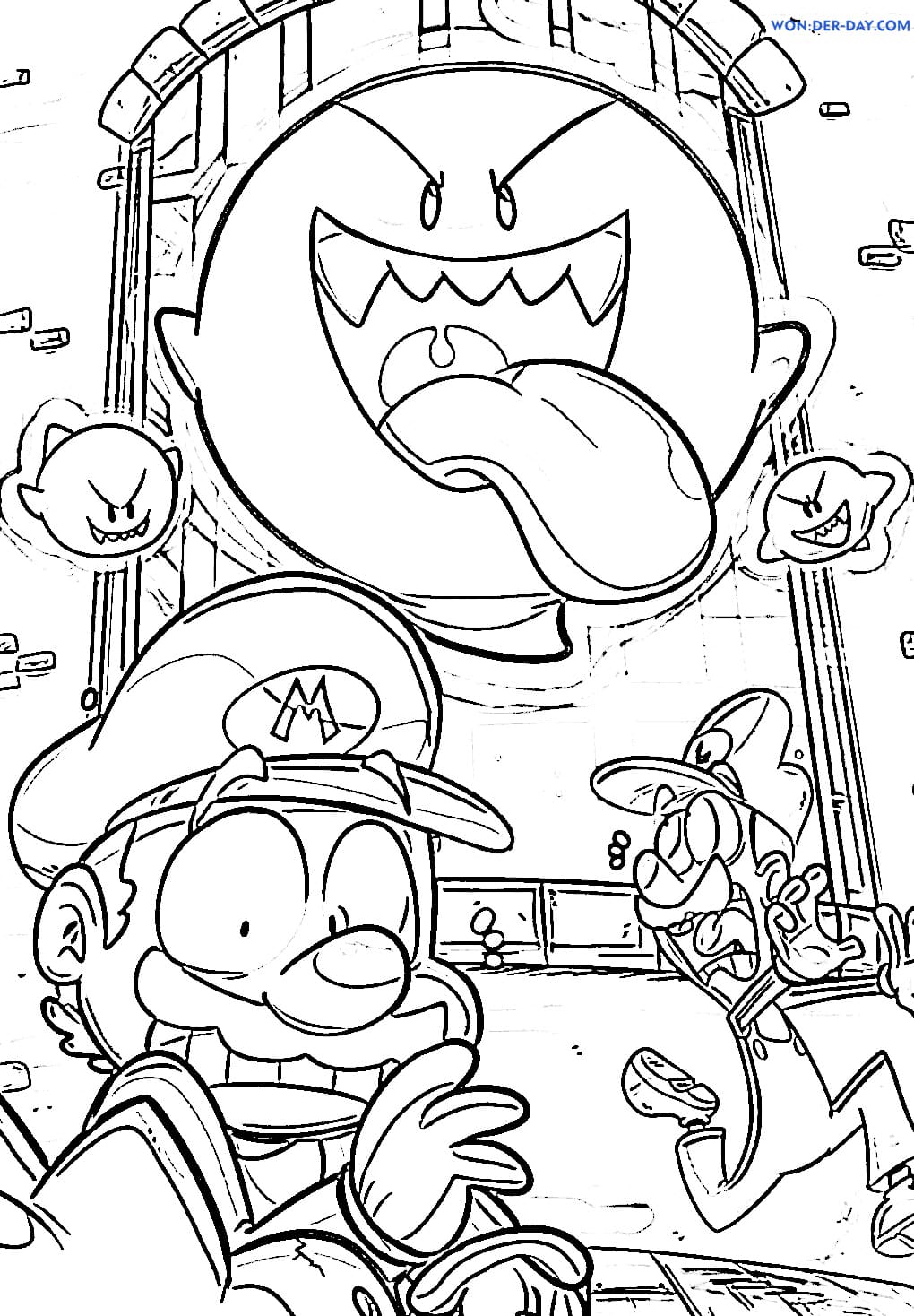 89 King Boo Coloring Page 97