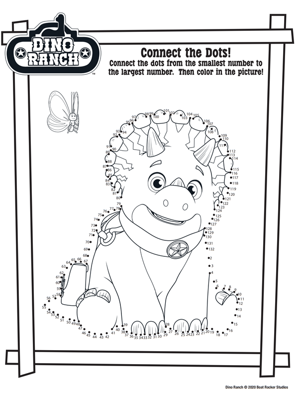 Amazing 50+ Dino Ranch Coloring Page 13
