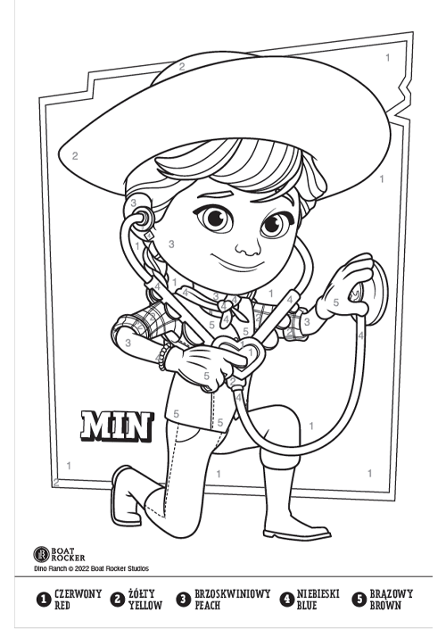 Amazing 50+ Dino Ranch Coloring Page 23