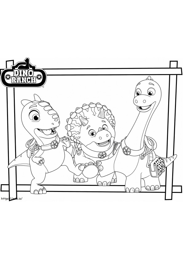Amazing 50+ Dino Ranch Coloring Page 27