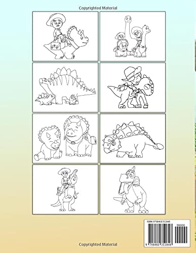 Amazing 50+ Dino Ranch Coloring Page 31