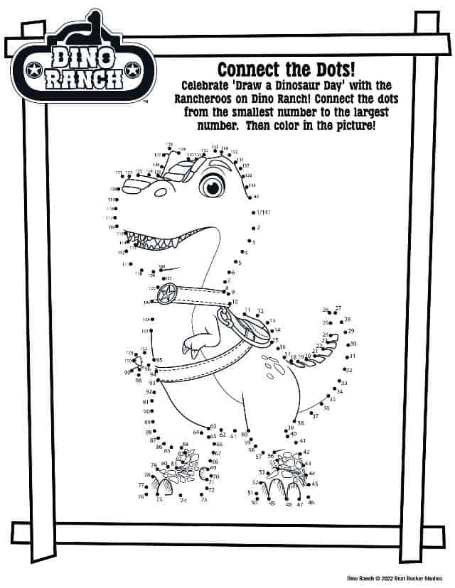 Amazing 50+ Dino Ranch Coloring Page 39