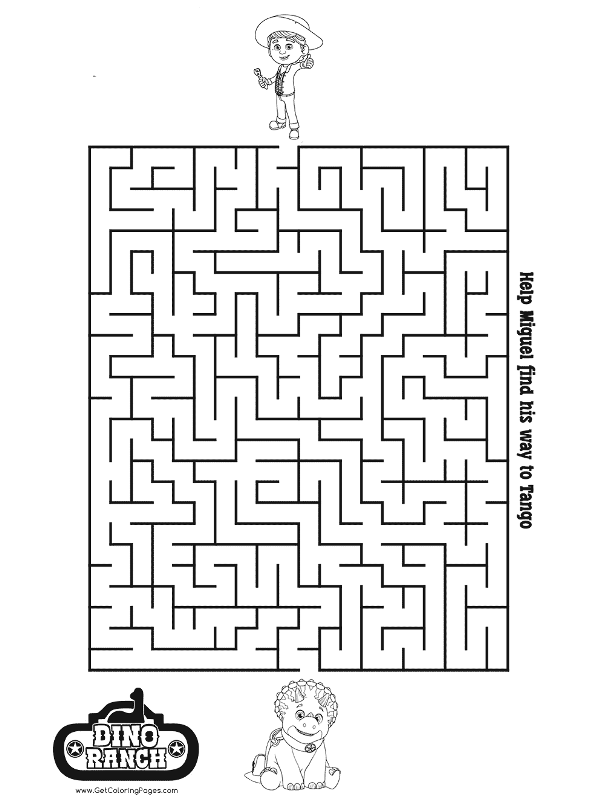 Amazing 50+ Dino Ranch Coloring Page 50