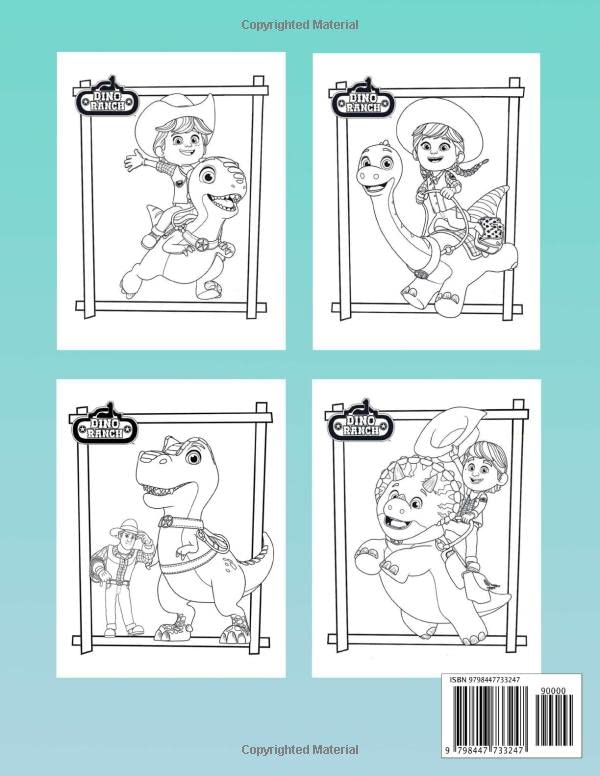 Amazing 50+ Dino Ranch Coloring Page 52