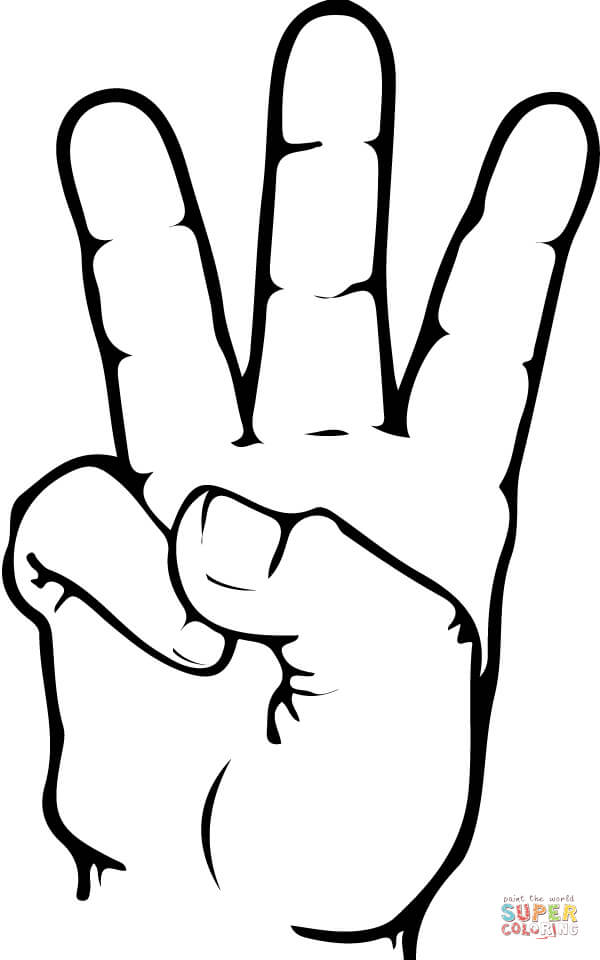 Asl Sign For Coloring 16