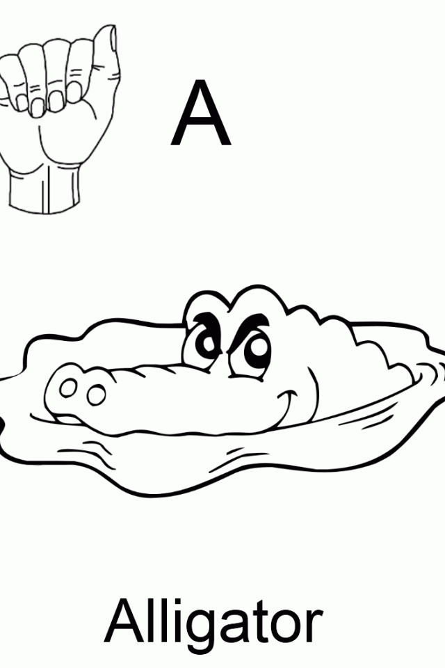 Asl Sign For Coloring 18