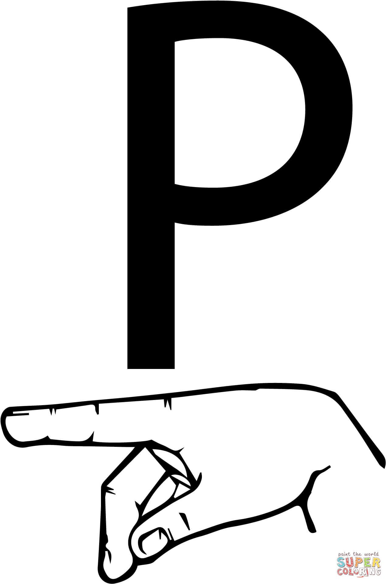 Asl Sign For Coloring 20