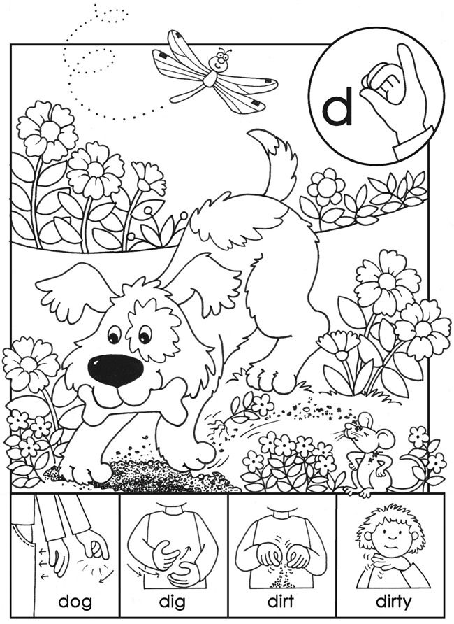 Asl Sign For Coloring 22