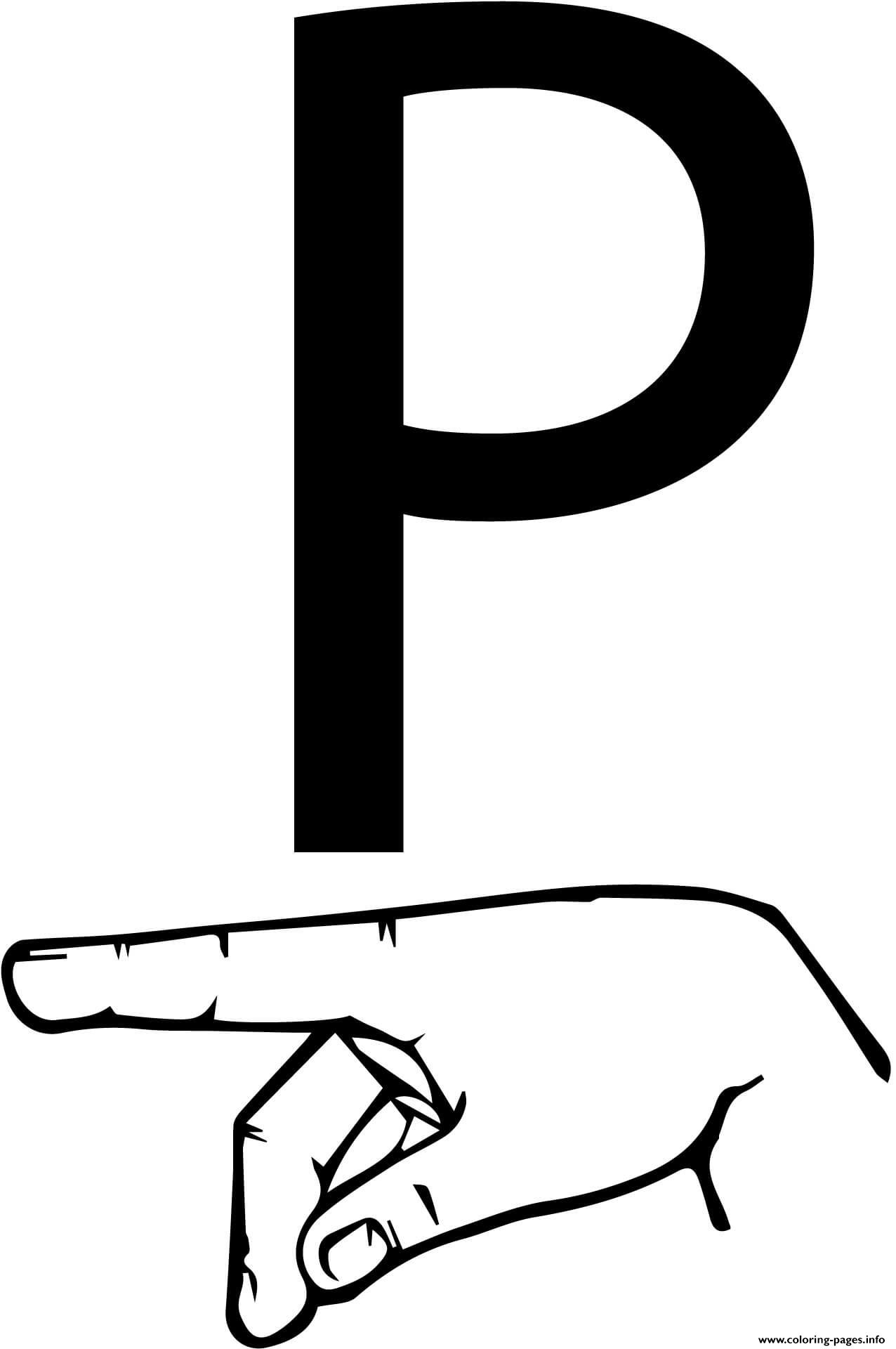 Asl Sign For Coloring 28