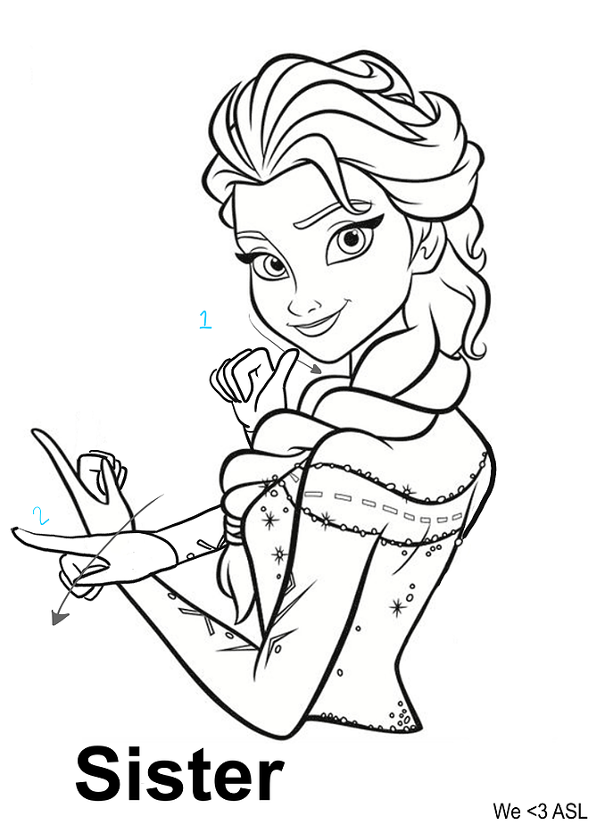 Asl Sign For Coloring 31