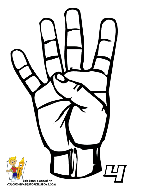 Asl Sign For Coloring 32