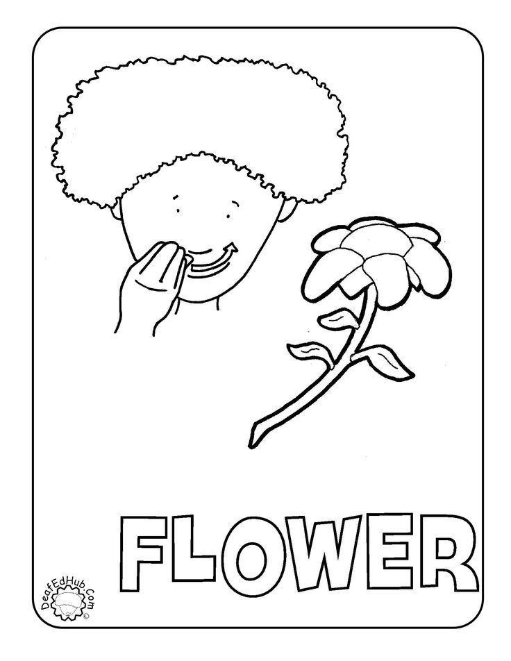 Asl Sign For Coloring 34