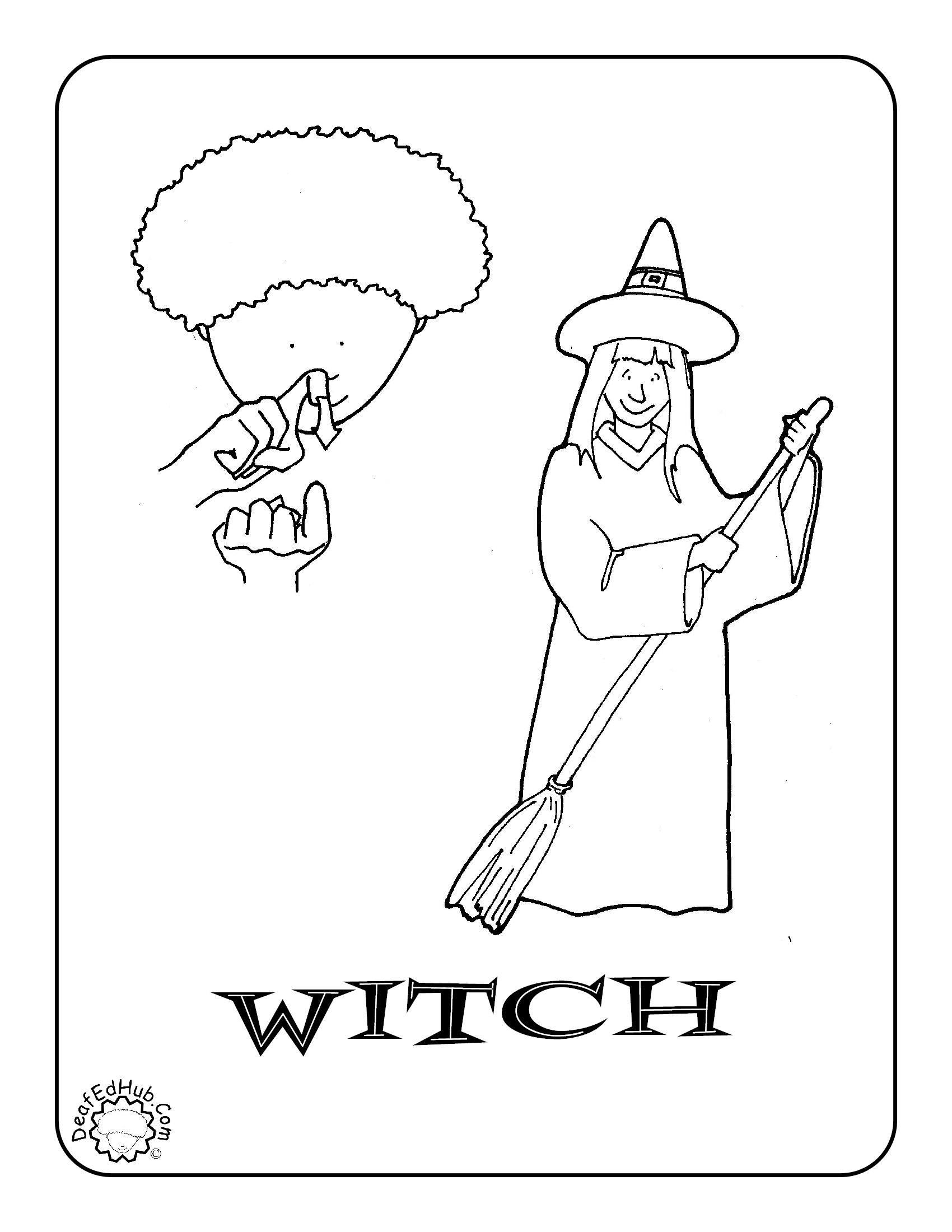 Asl Sign For Coloring 35