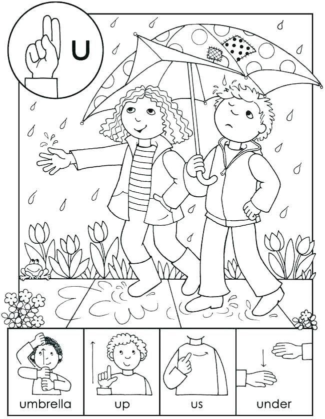 Asl Sign For Coloring 37