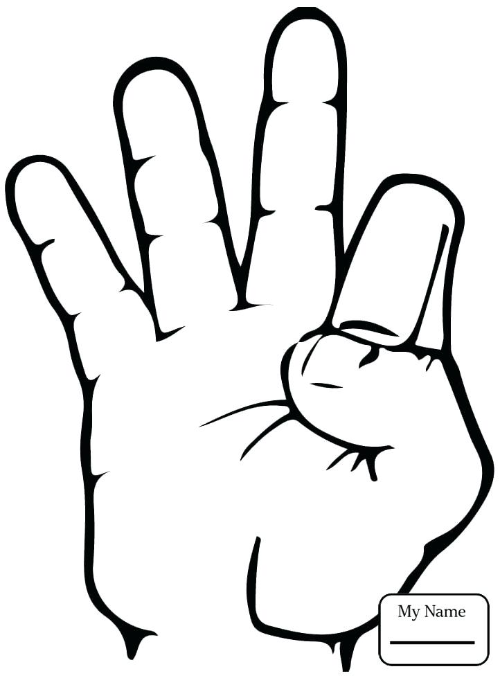 Asl Sign For Coloring 50