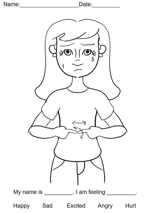 Asl Sign For Coloring 51