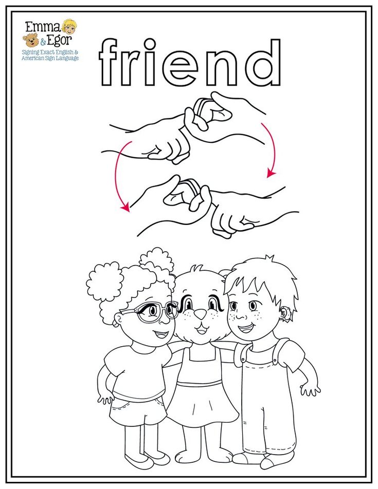 Asl Sign For Coloring 52