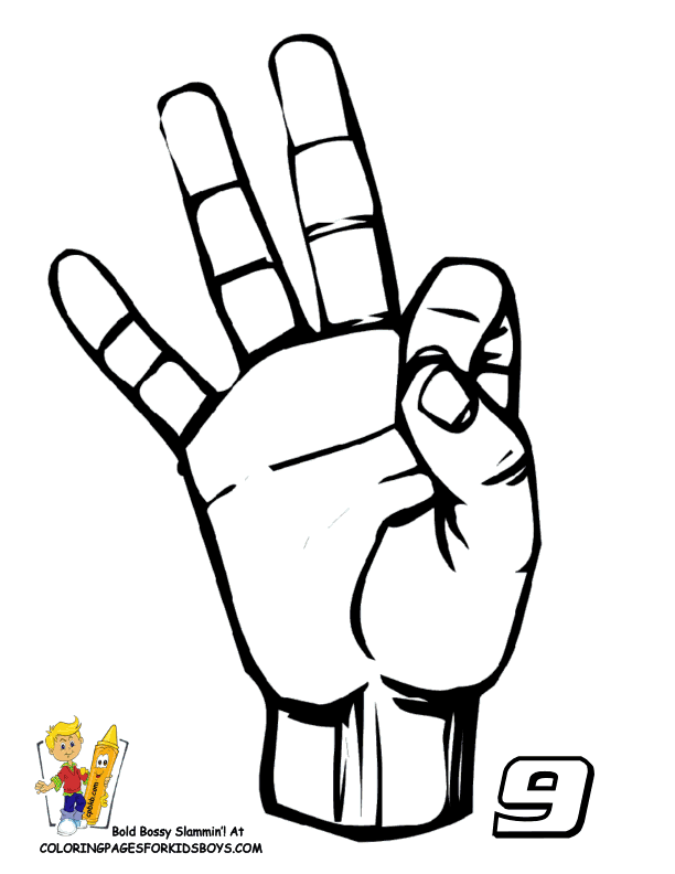 Asl Sign For Coloring 56