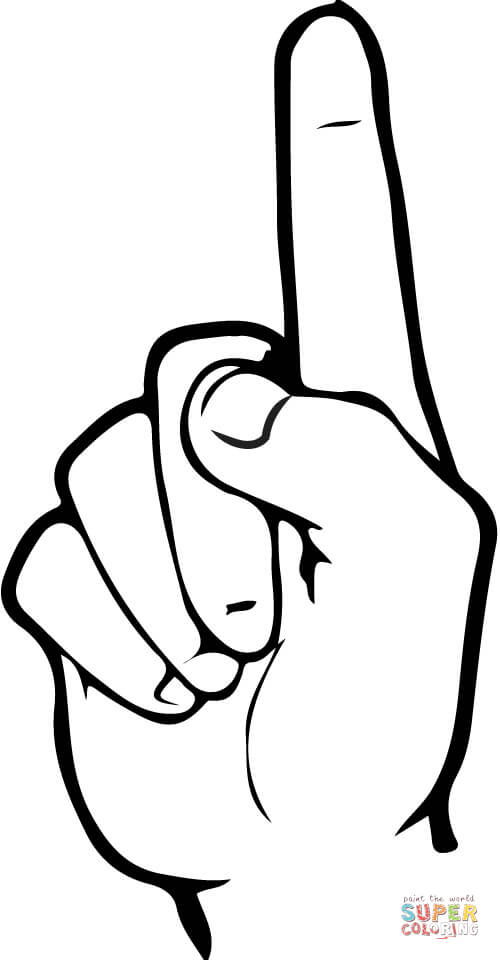 Asl Sign For Coloring 61