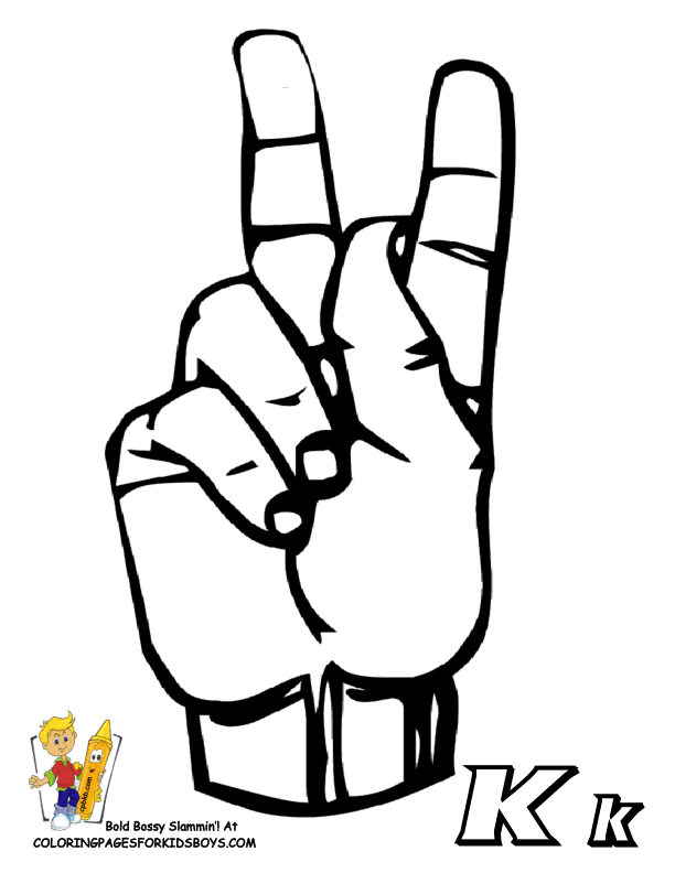 Asl Sign For Coloring 63