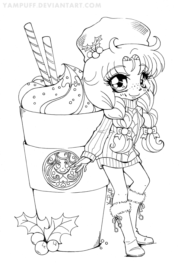 Best 50+ Cute Food Coloring Pages 11