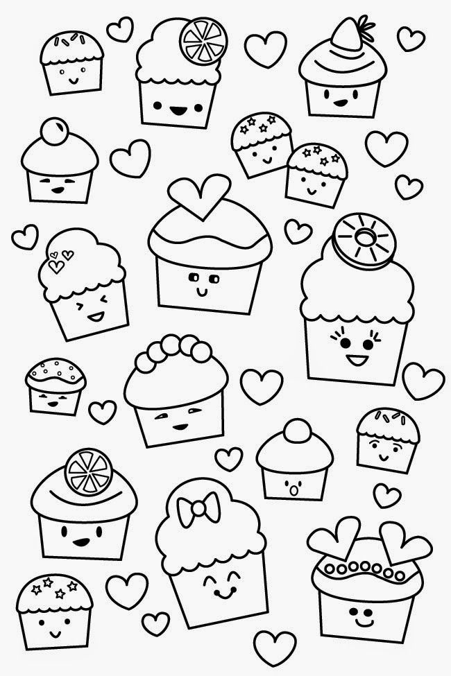 Best 50+ Cute Food Coloring Pages 42
