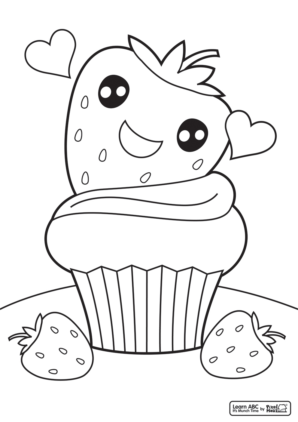 Best 50+ Cute Food Coloring Pages 55