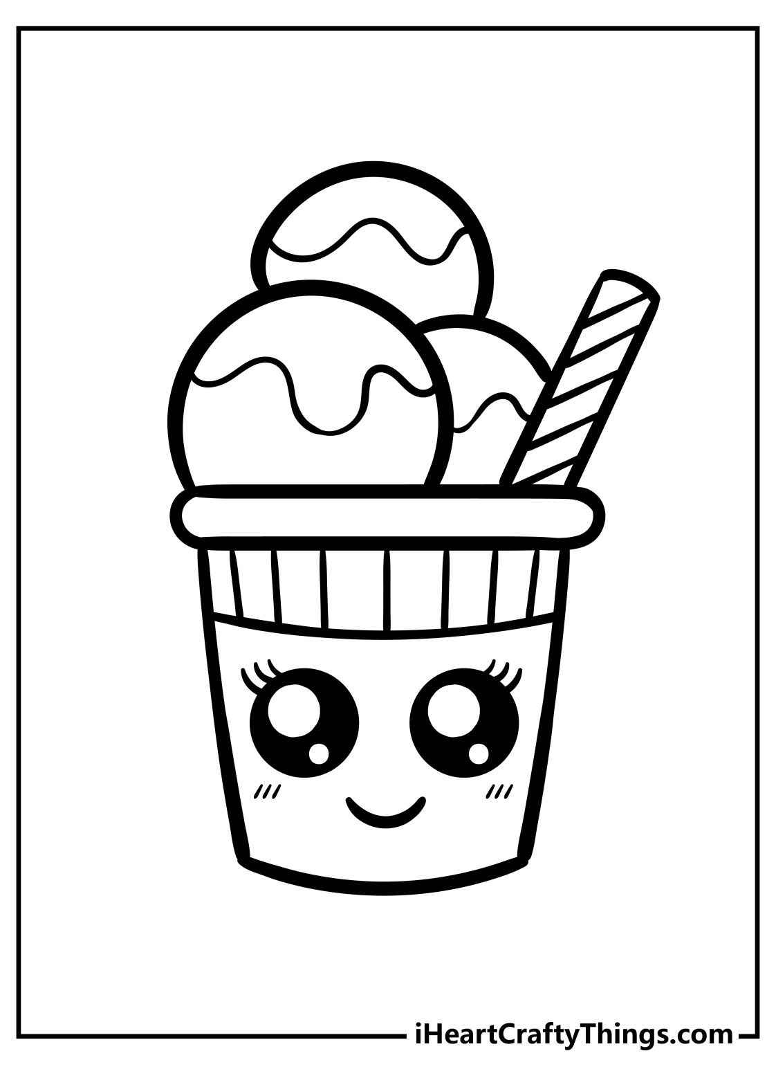 Best 50+ Cute Food Coloring Pages 60