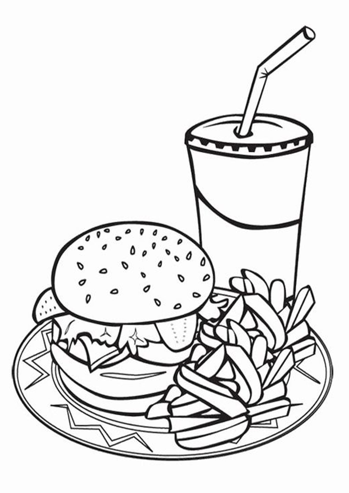 Best 50+ Cute Food Coloring Pages 68