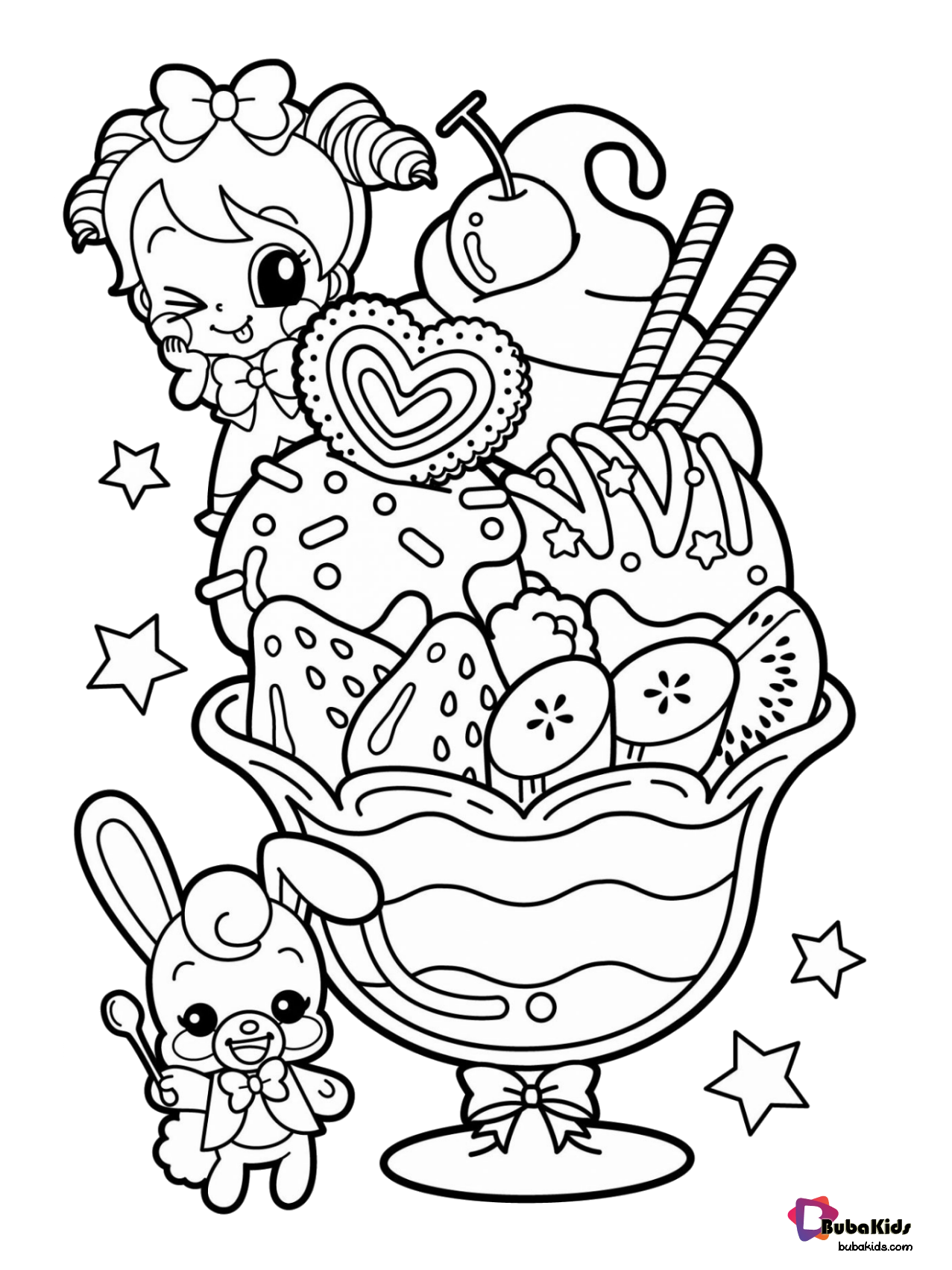 Best 68+ Funny Food Coloring Pages 1