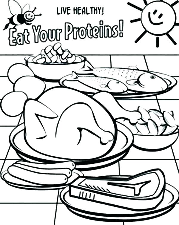 Best 68+ Funny Food Coloring Pages 100